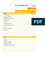 IC Event Budget Workbook Template Excel