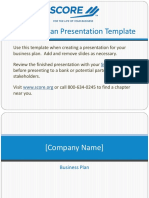 Business Plan Presentation Template 2013