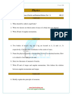 11 Physics Chapter 7 Test 1 PDF