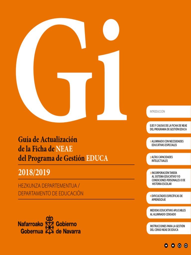 Guía para el Censo NEAE en Andalucía | PDF | Discapacidad intelectual ...