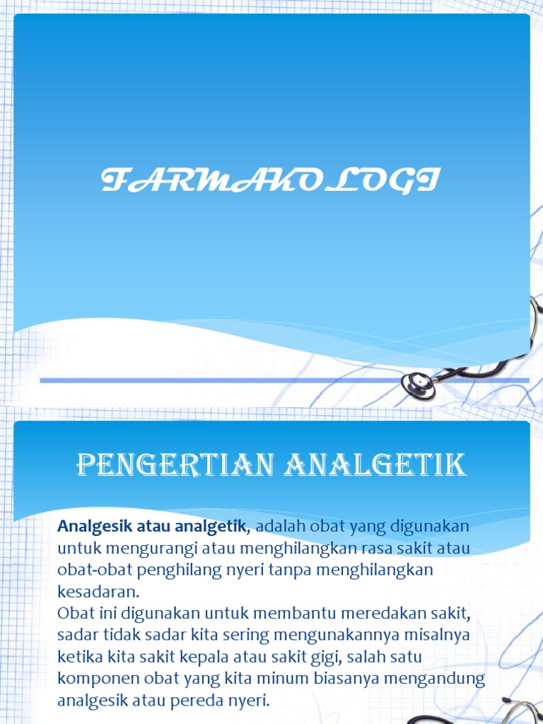 Jenis-Jenis Obat Analgetik | PDF