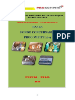 Bases Del Concurso Procompite 2019