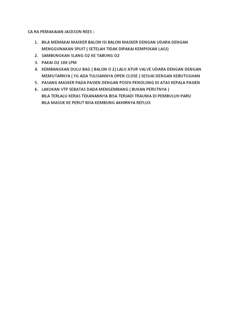 Panduan Pemasangan Jackson Rees | PDF | Sains & Matematika