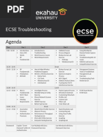 Ecse Tshoot Agenda