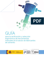 Guía para La Verificación y Selección Ergonomica de Herramientas Manuales