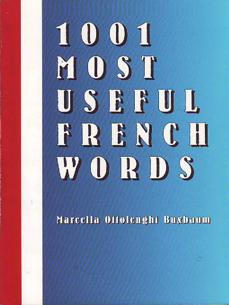 1001 Most Useful French Words PDF PDF