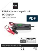 Manual Autobatterie Ladegerät Bda - md15526 - De-An