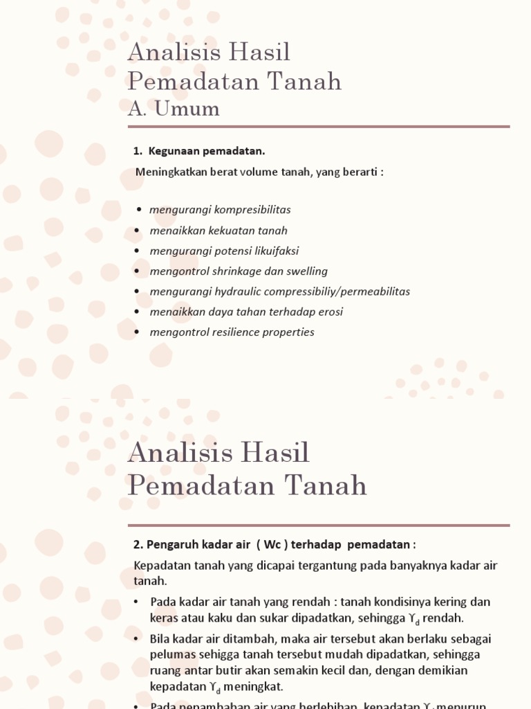 Pemadatan | PDF | Sains & Matematika