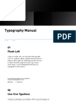 Typography Manual