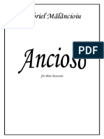Ancioso Complete Score and Parts