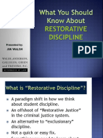 What You Should Know About Restorative Discipline