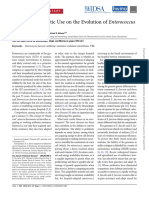 Impact of Antibiotic Use On The Evolution of Enterococcus Faecium