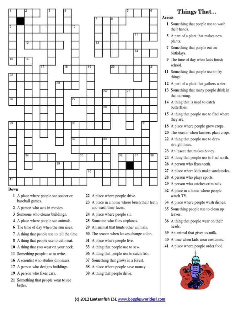 Relative Crossword 14 Download Free PDF Nature