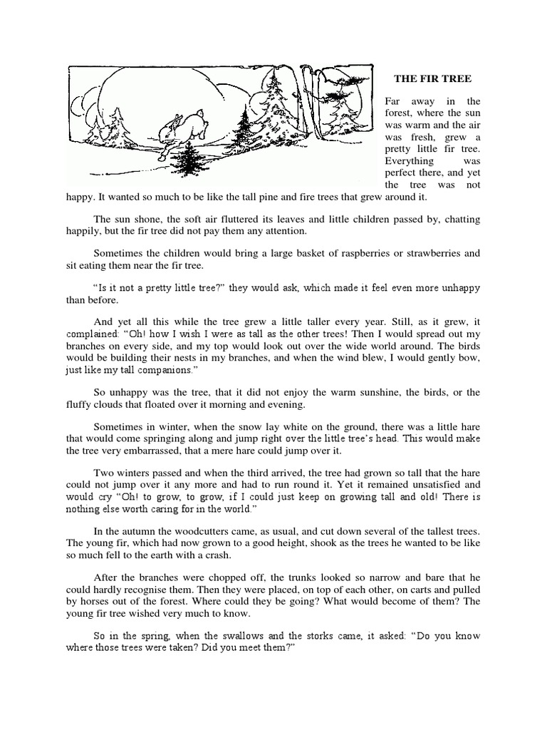 The Fir Tree PDF Trees Nature