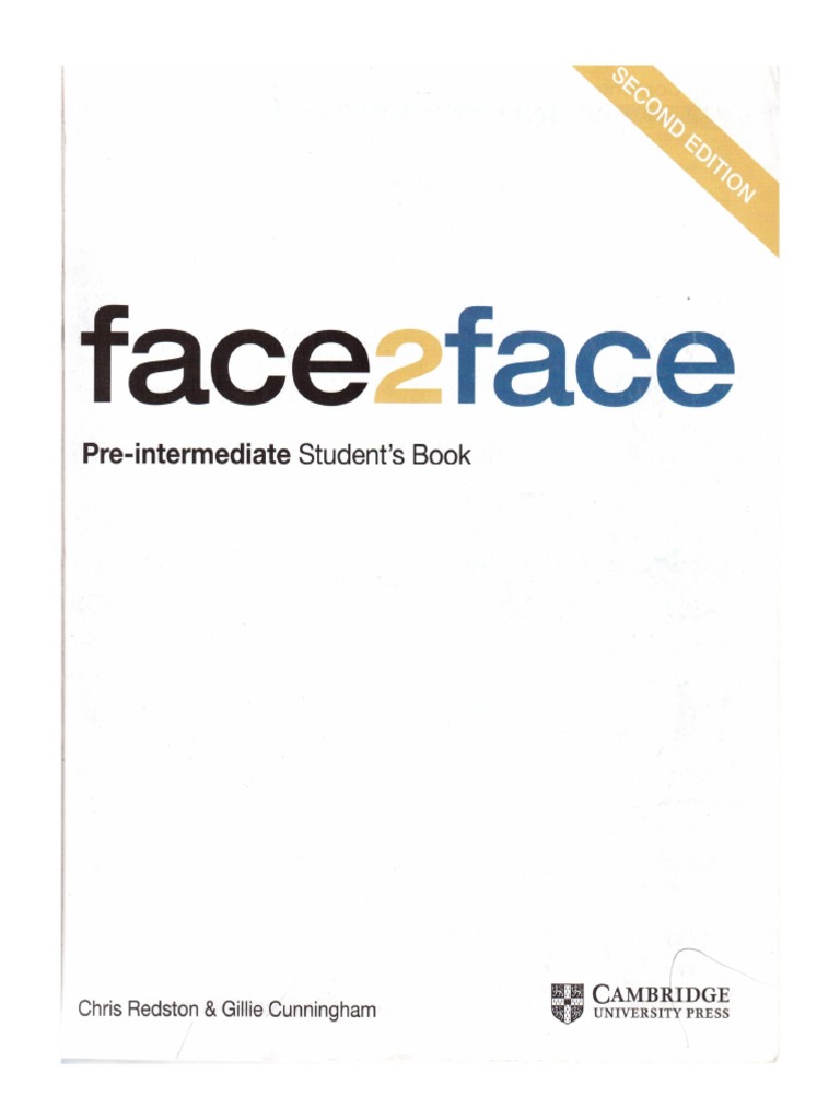 Face2Face Pre-Intermediate Students Book Second Edition Cambridge - p1 ...
