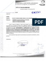 informe solicita opinion de proyectista