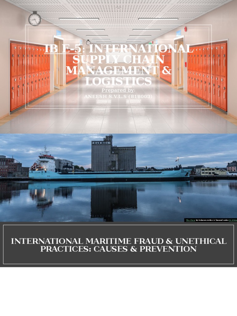 Maritime Fraud and Practices PDF Cargo Bill Of Lading
