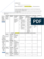 Caep Rubric Assessment Response Form and Content Validity Protocol