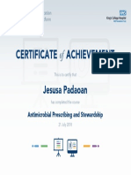 Antimicrobial Prescribing and Stewardship_Certificate of Completion