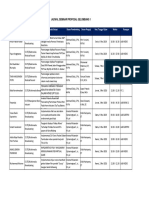 Jadwal Sempro Gel 1 2019