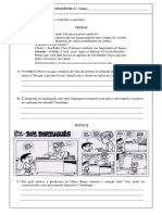 Atividade Sobre Variação Linguística