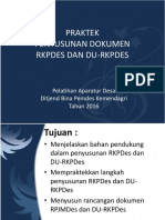 SPB.3.3. Praktek Penyusunan RKPDes-DU RKPDes
