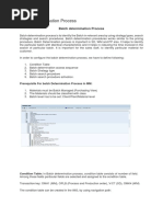 Batch Determination Process