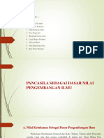 Pancasila Sebagai Dasar Nilai Pengembangan Ilmu