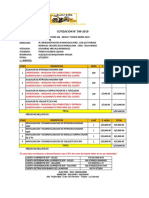 Cotizacion de Alquiler de Maquinaria