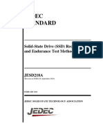 Solid-State Drive (SSD) Requirements and Endurance Test Method JESD218A