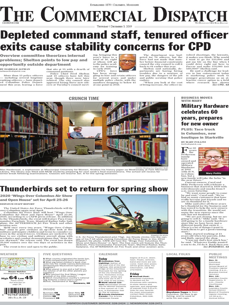 Commercial Dispatch Eedition 12-5-19 | PDF | Supplemental Nutrition ...