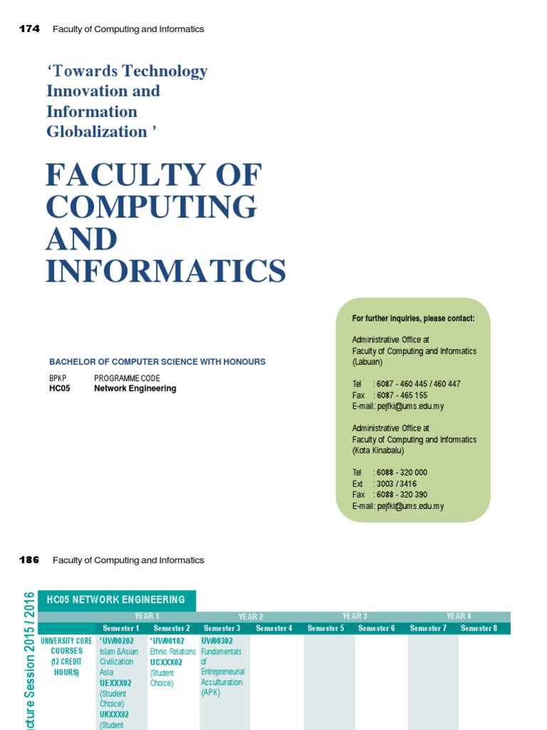Network Engineering Program Overview | PDF | Computer Science | Course ...