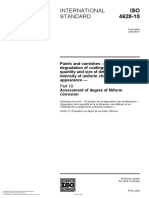 ISO 4628 Paints and Varnishes & Evaluation of Degradation of Coatings Designation of Quantity and Size of Defect Part 10 (Corrosion Filiform) (2003)