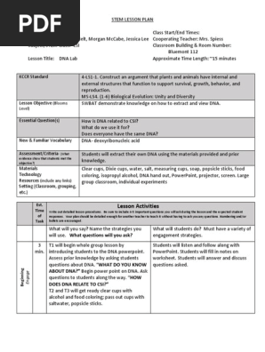 stem lesson plan