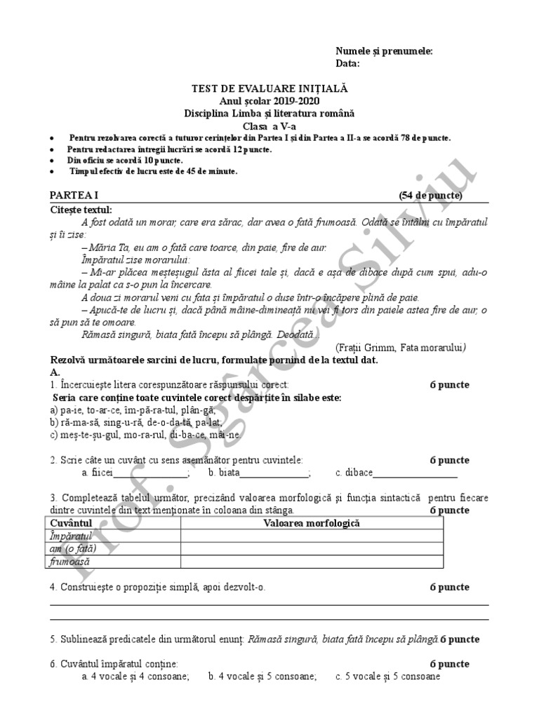 Test Initial 5 Bun | PDF