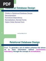 Relational Database Design