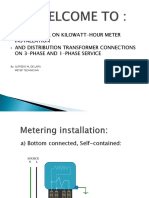 METERING INSTALLATION New