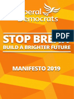 Lib Dem Manifesto 2019