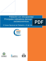 Poblacion Con Discapacidad -Indicadores Demograficos-socioeconomicos