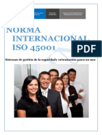 NORMA INTERNACIONAL ISO 45001