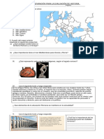 Guía de Preparación para La Evaluación de Historia