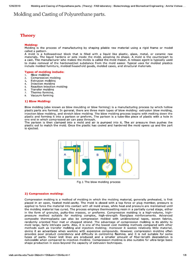 Moulding and Casting Techniques PDF