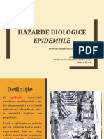Hazarde Biologice Epidemiile 1