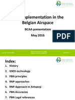 PBN Implementation in Belgian Airspace