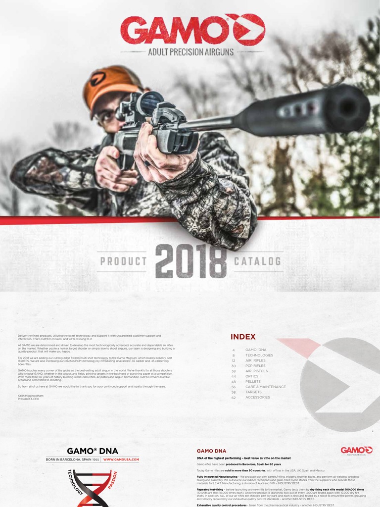 2018 Gamo Catalog Opt | PDF | Gun Barrel | Firearms