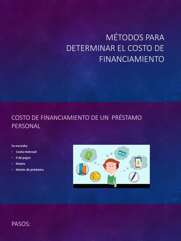 Costos De Financiamiento _ Factores que Influyen en el Costo del ...