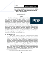 ANALISIS HUBUNGAN BEBAN KERJA DAN LAMA MASA KERJA DENGAN STRES PADA PERAWAT DI PUSKESMAS BLOOTO KOTA MOJOKERTO. Arief Fardiansyah 1 - ) PDF