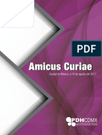 Amicus Curae Comité de Seguimiento y Evaluación del Programa de Derechos Humanos de la Ciudad de México