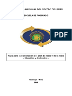 Guía Elaboración Plan y Tesis - 2018