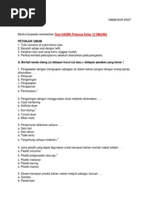 Soal Soal Pkk 1 Pdf